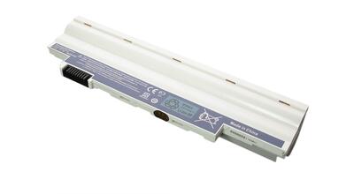 Усиленная аккумуляторная батарея для ноутбука Acer AL10A31 Aspire One D255 11.1V White 6600mAh OEM