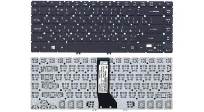 Клавиатура для ноутбука Acer Aspire R7-571, R7-571G, R7-572, R7-572G с подсветкой (Light), Black, (No Frame), RU