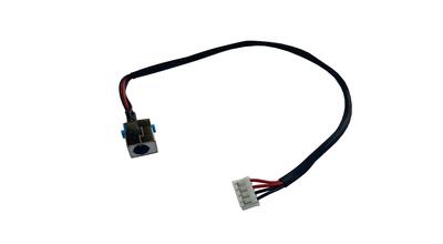 Разъем питания для ноутбука Acer Aspire 7250 c кабелем (черный)