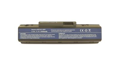 Усиленная аккумуляторная батарея для ноутбука Acer AS07A31 Aspire 2930 11.1V Black 10400mAh OEM