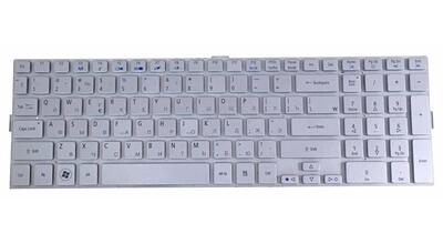 Клавиатура для ноутбука Acer Aspire 5943, 5943G, 8943, 8943G, 8950, 5950 Silver, RU
