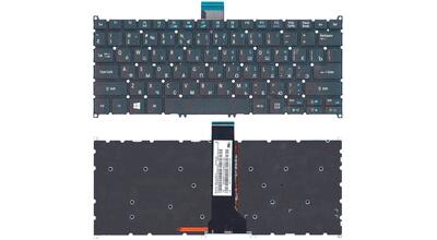 Клавиатура для ноутбука Acer Aspire V3-331, V3-371, V3-372 Black, (No Frame), RU