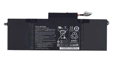 Аккумуляторная батарея для ноутбука Acer Acer AP13D3K Aspire S3-392G 7.5V Black 6060mAh Orig