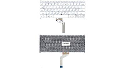 Клавиатура для ноутбука Acer Aspire Swift 7 SF713-51, White, (No Frame), RU