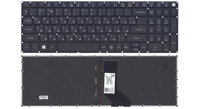 Клавиатура Acer Aspire (E5-573) с подсветкой (Light) Black, (No Frame) RU