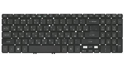 Клавиатура Acer Aspire Timeline M3-581, M5-581, V5-531, V5-551, V5-571 Black RU - фото 2