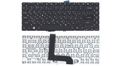 Клавиатура для ноутбука Acer Aspire M5-481T, M5-481TG, M5-481PT с подсветкой (Light), Black, (No Frame) RU