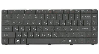 Клавиатура для ноутбука Acer eMachines D725, Packpard Bell Eastynote NJ31, NJ32, NJ65, NJ66 Black, длинный шлейф (Long Trail), RU (версия Packpard Bell) - фото 2