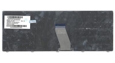 Клавиатура для ноутбука Acer eMachines D725, Packpard Bell Eastynote NJ31, NJ32, NJ65, NJ66 Black, длинный шлейф (Long Trail), RU (версия Packpard Bell) - фото 3