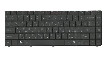 Клавиатура для ноутбука Acer eMachines (D725) Black, короткий шлейф (Short Trail), RU - фото 2