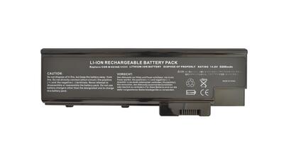Аккумуляторная батарея для ноутбука Acer QC192 Aspire 1410 14.8V Black 5200mAh