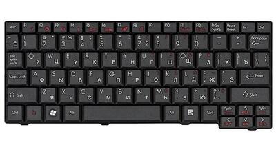 Клавиатура для ноутбука Acer Gateway LT10, LT1000, LT1005, LT1005U, LT2003C, LT20, LT2000, LT2044u Black, RU - фото 2