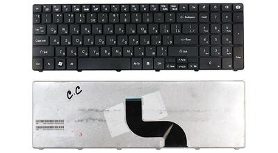 Клавиатура для ноутбука Acer Packard Bell ( TM81, TM82, TM86, TM87, TM89, TM94) Black, (No Frame), RU