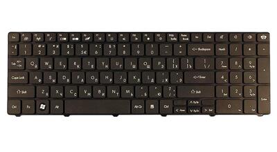 Клавиатура для ноутбука Acer Packard Bell ( TM81, TM82, TM86, TM87, TM89, TM94) Black, (No Frame), RU - фото 2