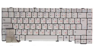 Клавиатура для ноутбука Acer Packard Bell (7521, 6020, 6021) White, RU - фото 2