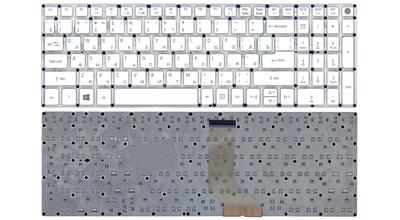 Клавиатура для ноутбука Acer Aspire (E5-573) White, (No Frame) RU