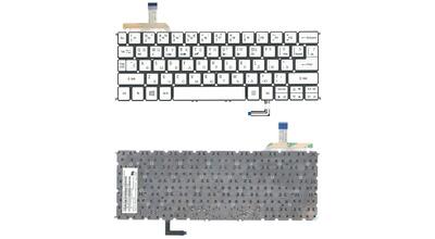 Клавиатура для ноутбука Acer Aspire S7-191, S7-391, S7-392 с подсветкой (Light), Silver, (No Frame) RU
