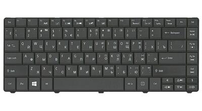 Клавиатура для ноутбука Acer Aspire E1-421, E1-421G, E1-431, E1-431G, E1-471, E1-471G, TravelMate 8371, 8371G, 8471, 8471G Black, RU - фото 2
