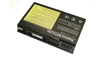 Аккумуляторная батарея для ноутбука Acer BATCL50L Travelmate 291 14.8V Black 4400mAh OEM