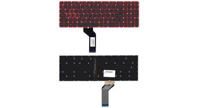 Клавиатура для ноутбука Acer Nitro 5 AN515-51 с подсветкой (Light), Black, RU