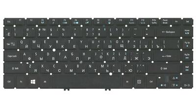 Клавиатура для ноутбука Acer Aspire V5-431, V5-431G, V5-431P, V5-431PG, V5-471, V5-471G, V5-471P с подсветкой (Light), Black, (No Frame) RU - фото 2