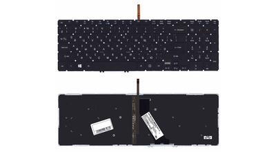 Клавиатура для ноутбука Acer TravelMate P658-M с подсветкой (Light), Black, (No Frame), RU