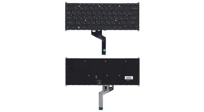 Клавиатура для ноутбука Acer TravelMate P4 P414-51 Black, (No Frame), RU