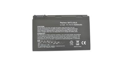 Аккумуляторная батарея для ноутбука Acer BATBL50L6 Aspire 3100 11.1V Black 5200mAh OEM