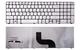 Клавиатура для ноутбука Acer Packard Bell (TM81, TM82, TM86, TM87, TM89, TM94) Silver, (No Frame) RU
