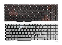 Купить Клавиатура для ноутбука Acer Nitro 5 AN515-54 с подсветкой (Light Red), Black, (No Frame), RU